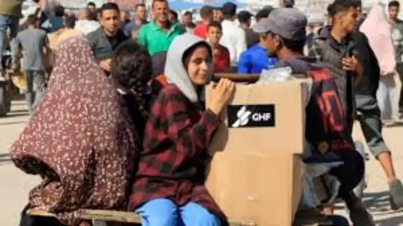 কী আছে গাজায় বিতরণ হওয়া GHF সহায়তা বাক্সে?