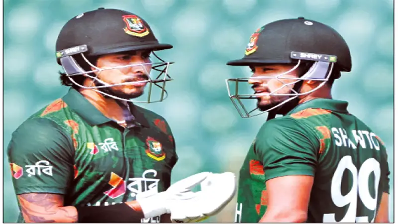 শান্ত-সৌম্য ও জাকেরের ব্যাটে লড়াকু পুঁজি শান্ত-সৌম্য ও জাকেরের ব্যাটে লড়াকু পুঁজি