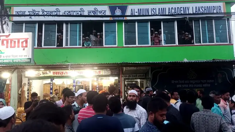 লক্ষ্মীপুরে মাদ্রাসাছাত্রকে হত্যার অভিযোগ, শিক্ষক আটক