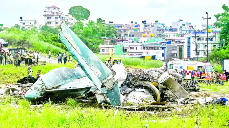 কাঠমান্ডুতে বিমান বিধ্বস্ত হয়ে নিহত ১৮ কাঠমান্ডুতে বিমান বিধ্বস্ত হয়ে নিহত ১৮