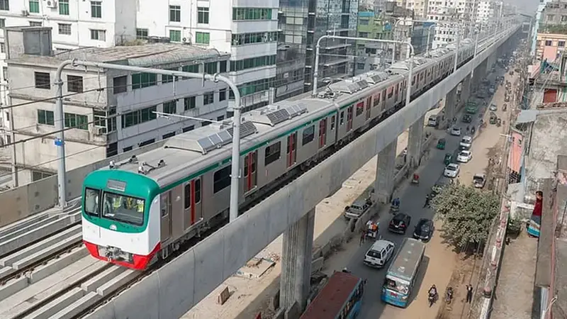 এক মাস ছয়দিন পর রবিবার চালু হচ্ছে মেট্রোরেল এক মাস ছয়দিন পর রবিবার চালু হচ্ছে মেট্রোরেল