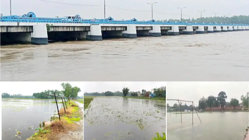 উত্তরাঞ্চলে অতিভারী বর্ষন তিস্তা নদীতে কমলা সংকেত উত্তরাঞ্চলে অতিভারী বর্ষন তিস্তা নদীতে কমলা সংকেত