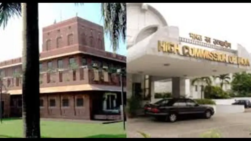 ভারতীয় হাই কমিশনের সামনে কড়া নিরাপত্তা ভারতীয় হাই কমিশনের সামনে কড়া নিরাপত্তা