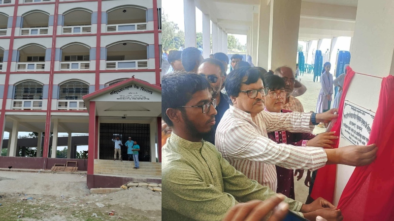 বিদ্যালয়ের নতুন ভবন উদ্বোধন করলেন বিএনপি নেতা, জানেনা শিক্ষা প্রকৌশল অধিদপ্তর 