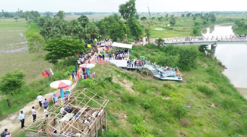 জয়পুরহাটে বিলের ঘাটে পর্যটন কেন্দ্রের উদ্বোধন