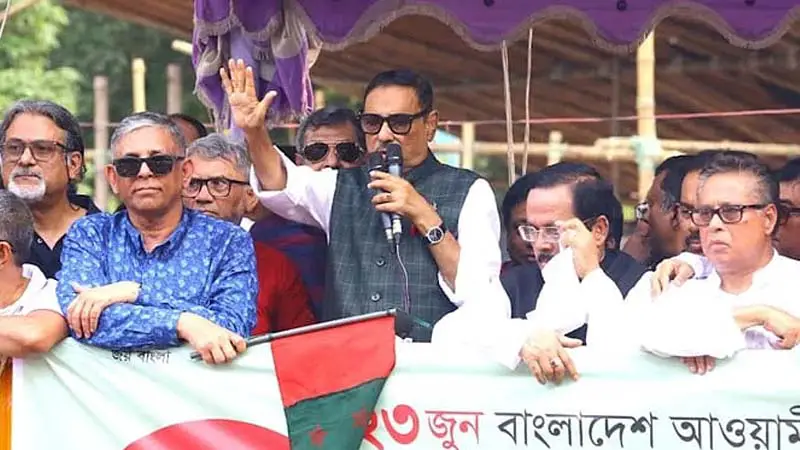 শেখ হাসিনার সৎ সাহস আছে, দুর্নীতিবাজদের বিচার করার: ওবায়দুল কাদের