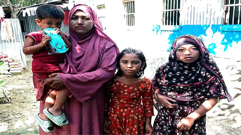 স্বামীর পরকীয়া আর যৌতুকের শিকার হয়ে তিন সন্তানসহ ঘরছাড়া সুলতানা সুরমা