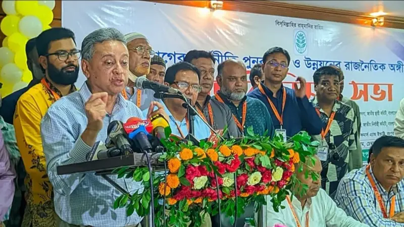 নির্বাচিত সরকার না থাকায় দেশ রাজনৈতিক, অর্থনৈতিক, সামাজিকভাবে পিছিয়ে পড়ছে নির্বাচিত সরকার না থাকায় দেশ রাজনৈতিক, অর্থনৈতিক, সামাজিকভাবে পিছিয়ে পড়ছে