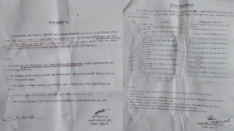 বাউফলে মসজিদের উন্নয়নের জন্য দেয়া একসনা জমির ইজারা বাতিল, মুসল্লীদের মাঝে ক্ষোভ বাউফলে মসজিদের উন্নয়নের জন্য দেয়া একসনা জমির ইজারা বাতিল, মুসল্লীদের মাঝে ক্ষোভ