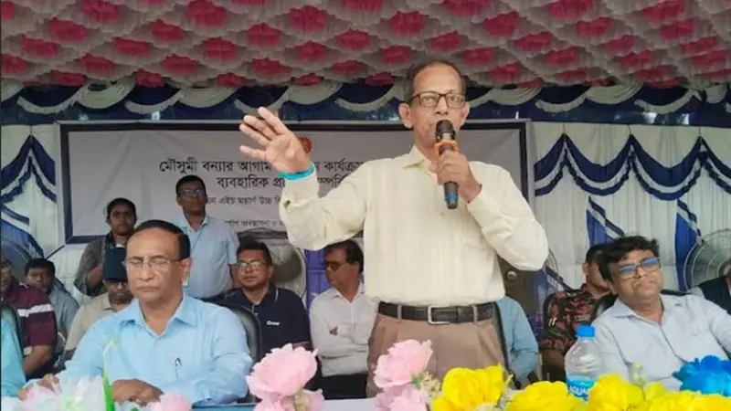 গাইবান্ধায় বন্যার আগাম প্রশিক্ষণমূলক মহড়া গাইবান্ধায় বন্যার আগাম প্রশিক্ষণমূলক মহড়া