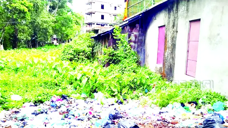 দখল-দূষণের কবলে নাজিরহাট খাল দখল-দূষণের কবলে নাজিরহাট খাল