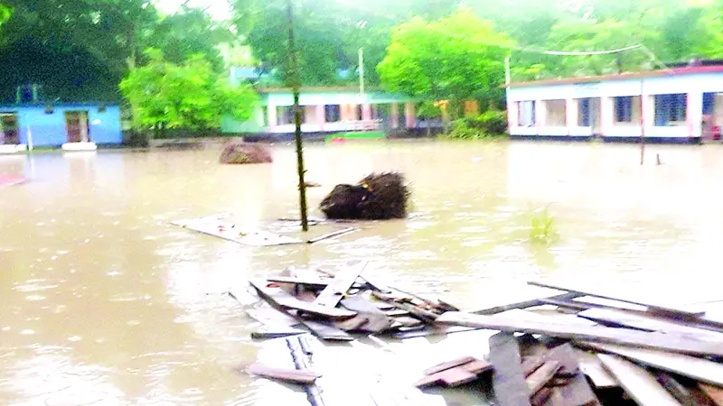 চাটমোহর পৌরসভায় জলাবদ্ধতা জনদুর্ভোগ চাটমোহর পৌরসভায় জলাবদ্ধতা জনদুর্ভোগ