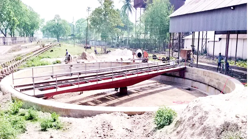 দেশে প্রথম টার্ন টেবিল নির্মাণ দেশে প্রথম টার্ন টেবিল নির্মাণ