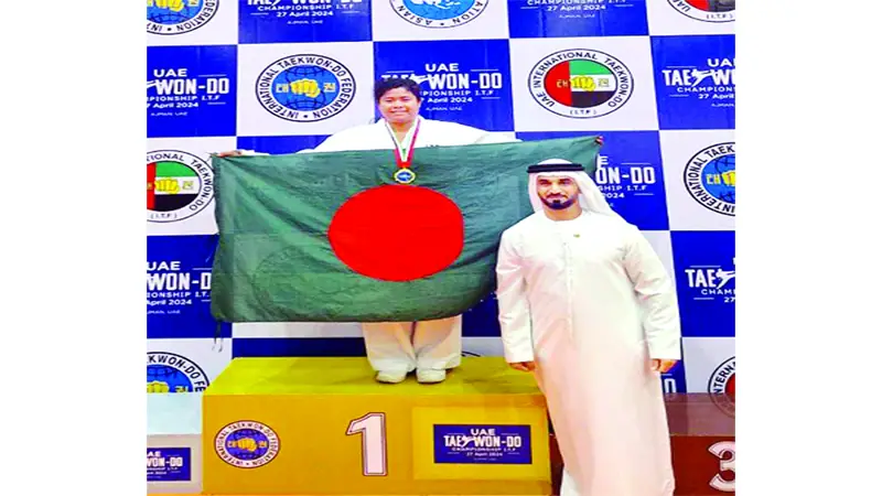 তায়কোয়নদো আইটিএফ চ্যাম্পিয়নশীপে সান্ত¡নার সফলতা তায়কোয়নদো আইটিএফ চ্যাম্পিয়নশীপে সান্ত¡নার সফলতা