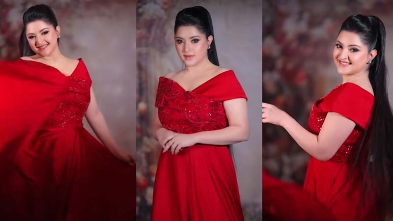 পরী লাল পরীর বেশে ধরা দিয়েছেন পরী লাল পরীর বেশে ধরা দিয়েছেন