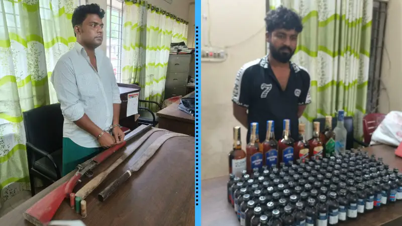 দৌলতপুরে যৌথবাহিনীর অভিযানে মাদক ও আগ্নেয়াস্ত্র সহ গ্রেপ্তার ২ দৌলতপুরে যৌথবাহিনীর অভিযানে মাদক ও আগ্নেয়াস্ত্র সহ গ্রেপ্তার ২