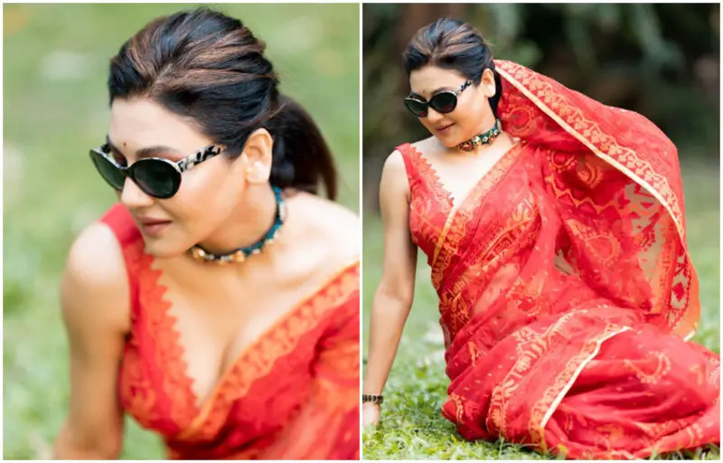 শাড়িতে মোহনীয় জয়া আহসান শাড়িতে মোহনীয় জয়া আহসান
