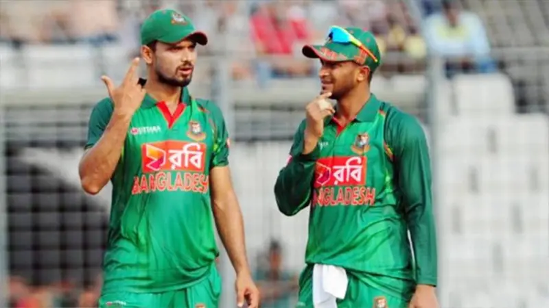 সাকিবকে নিয়ে মাশরাফীর বক্তব্য, সোশ্যাল মিডিয়ায় তোলপাড় সাকিবকে নিয়ে মাশরাফীর বক্তব্য, সোশ্যাল মিডিয়ায় তোলপাড়