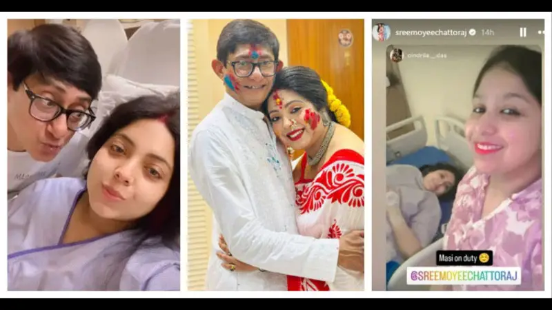 বিয়ের ৯ মাসেই কণ্যা সন্তানের জননী হলেন শ্রীময়ী বিয়ের ৯ মাসেই কণ্যা সন্তানের জননী হলেন শ্রীময়ী