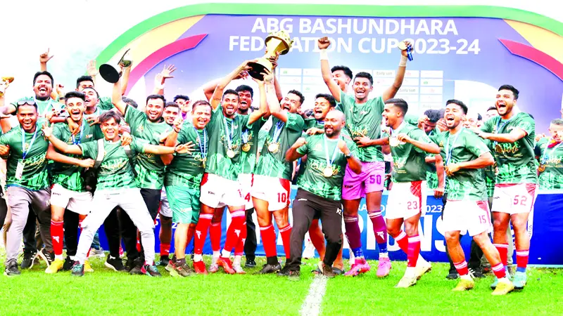 মোহামেডানকে কাঁদিয়ে চ্যাম্পিয়ন বসুন্ধরা মোহামেডানকে কাঁদিয়ে চ্যাম্পিয়ন বসুন্ধরা