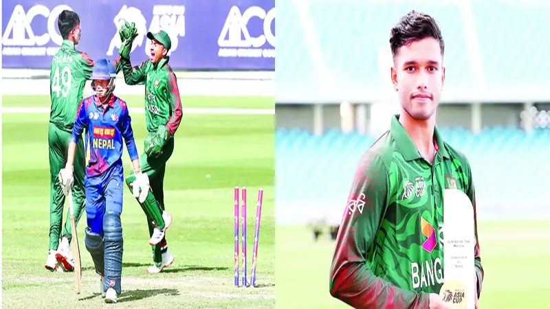 যুব এশিয়া কাপের সেমিতে বাংলাদেশ যুব এশিয়া কাপের সেমিতে বাংলাদেশ