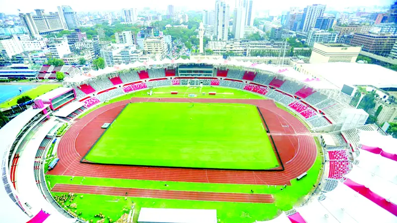 হামজাদের বরণে প্রস্তুত জাতীয় স্টেডিয়াম হামজাদের বরণে প্রস্তুত জাতীয় স্টেডিয়াম