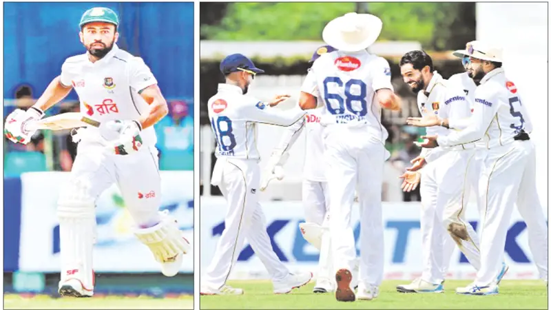 হতাশার ব্যাটিংয়ে শুরু কলম্বো টেস্ট হতাশার ব্যাটিংয়ে শুরু কলম্বো টেস্ট