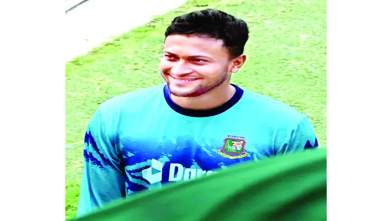 সাকিবের কণ্ঠে জয়ের প্রত্যয় সাকিবের কণ্ঠে জয়ের প্রত্যয়