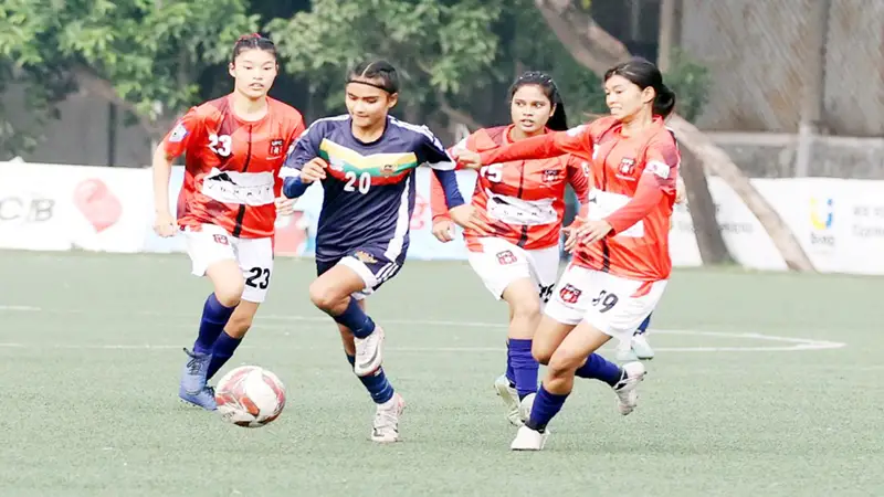 সাগরিকার ৫ ও দলের ১০ গোলে শীর্ষে উঠল এআরবিসি সাগরিকার ৫ ও দলের ১০ গোলে শীর্ষে উঠল এআরবিসি
