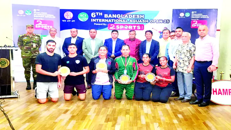 শেষ হলো ষষ্ঠ বাংলাদেশ আন্তর্জাতিক স্কোয়াশ শেষ হলো ষষ্ঠ বাংলাদেশ আন্তর্জাতিক স্কোয়াশ