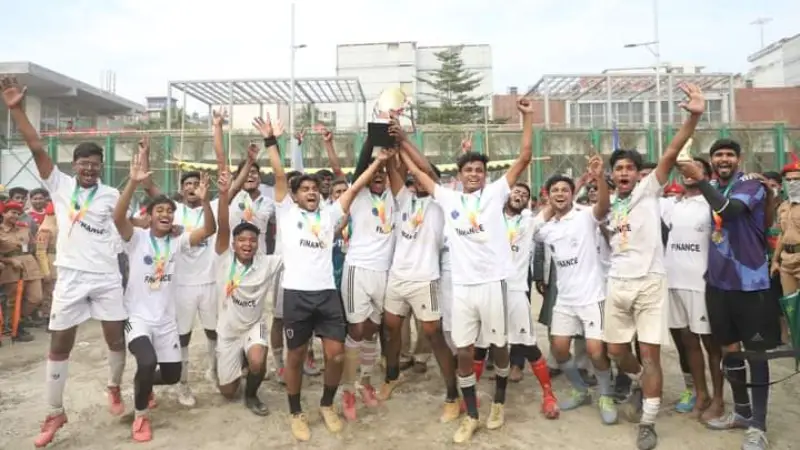 জবির আন্তবিভাগ ফুটবল প্রতিযোগিতায় চ্যাম্পিয়ন ফিন্যান্স বিভাগ জবির আন্তবিভাগ ফুটবল প্রতিযোগিতায় চ্যাম্পিয়ন ফিন্যান্স বিভাগ