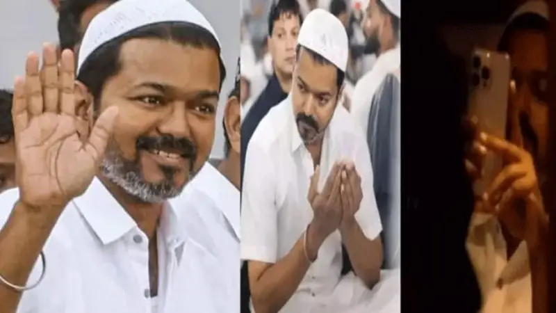 রোজা রেখে নামাজ পড়লেন তামিল নায়ক ‘থালাপতি বিজয়’ রোজা রেখে নামাজ পড়লেন তামিল নায়ক ‘থালাপতি বিজয়’