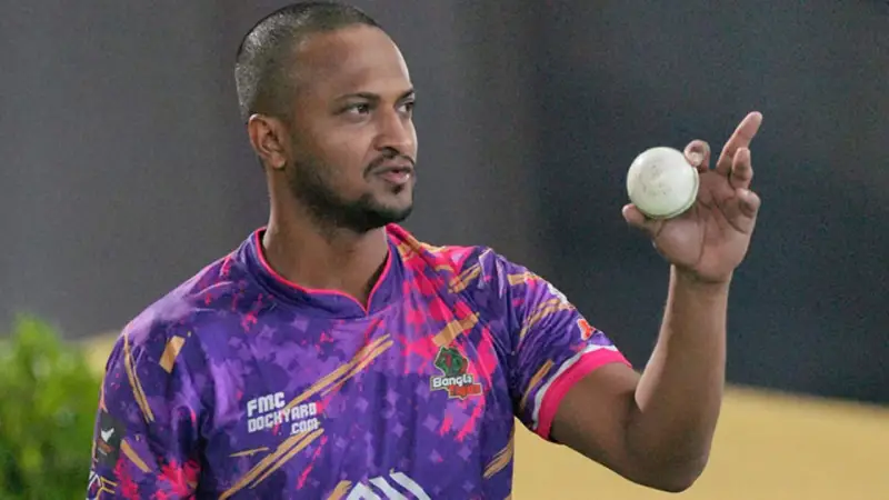 সাকিবের ২ উইকেট, তবু হারল দল সাকিবের ২ উইকেট, তবু হারল দল