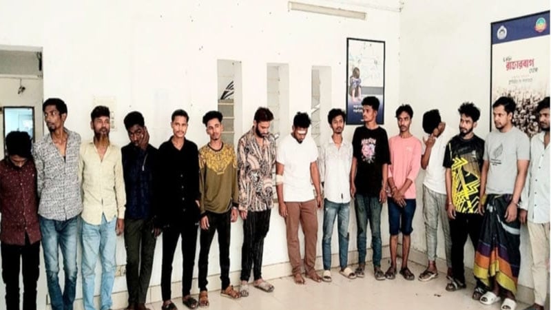 টঙ্গীতে নানা অপরাধে ১৬ জন গ্রেপ্তার