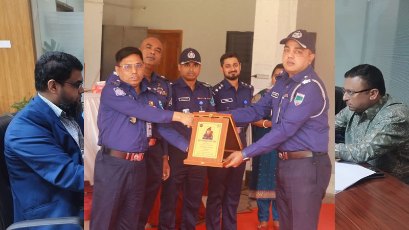 আবদুল্লাহ আল মামুন জেলার শ্রেষ্ঠ ওসি