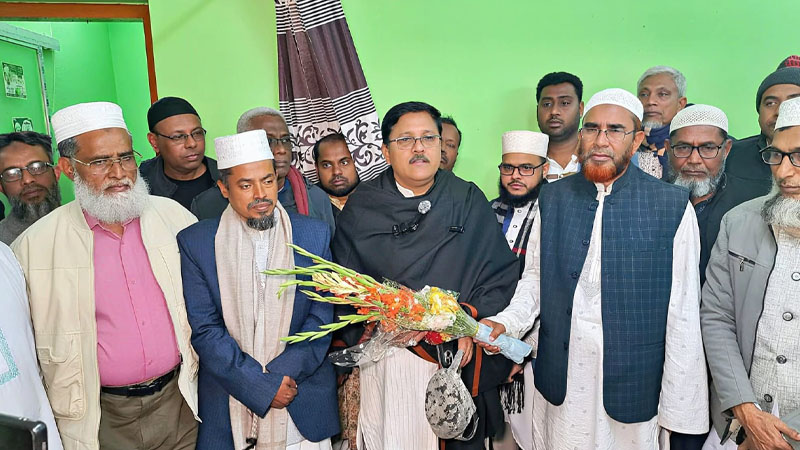জামায়াতে ইসলামীর পরাজিত প্রার্থীও সাথে সৌজন্য সাক্ষাত
