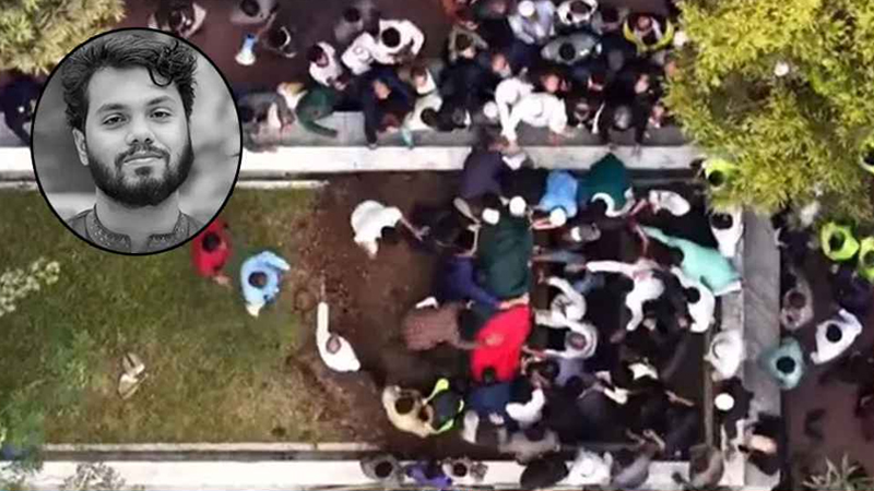 জাতীয় কবির পাশে সমাহিত হলেন ওসমান হাদি