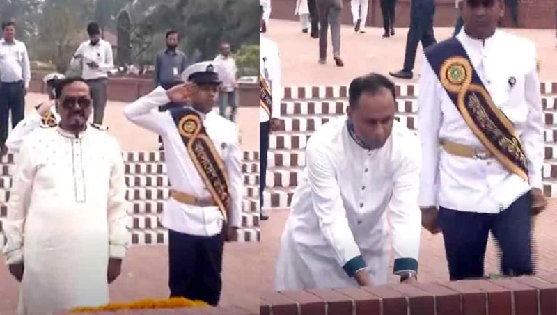 জাতীয় স্মৃতিসৌধে স্পিকার ও ডেপুটি স্পিকারের শ্রদ্ধা