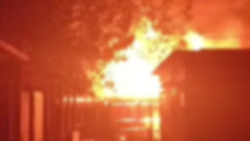 নেত্রকোনায় আগুনে পুড়ে ৮ দোকান ভস্মীভূত