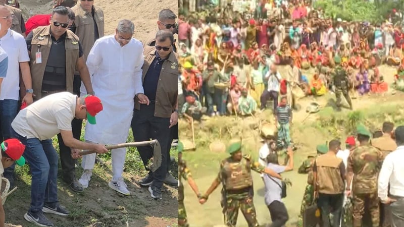 খাল খনন কর্মসূচির উদ্বোধন করলেন প্রধানমন্ত্রী