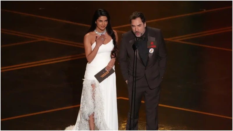 অস্কারের মঞ্চে ‘ফ্রি প্যালেস্টাইন’-এর বার্তা, পাশে দাঁড়িয়ে সমর্থন জানালেন প্রিয়াঙ্কাও