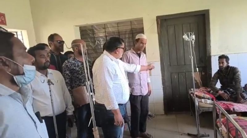 নালিতাবাড়ী উপজেলা স্বাস্থ্য কমপ্লেক্সে হঠাৎ পরিদর্শনে সংসদ সদস্য 