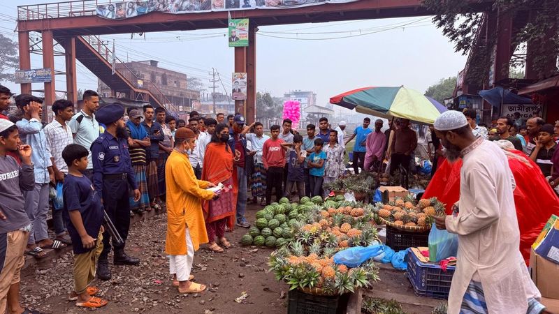 রায়পুরায় বাজার মনিটরিং জোরদার, অবৈধ স্থাপনা উচ্ছেদ ও জরিমানা