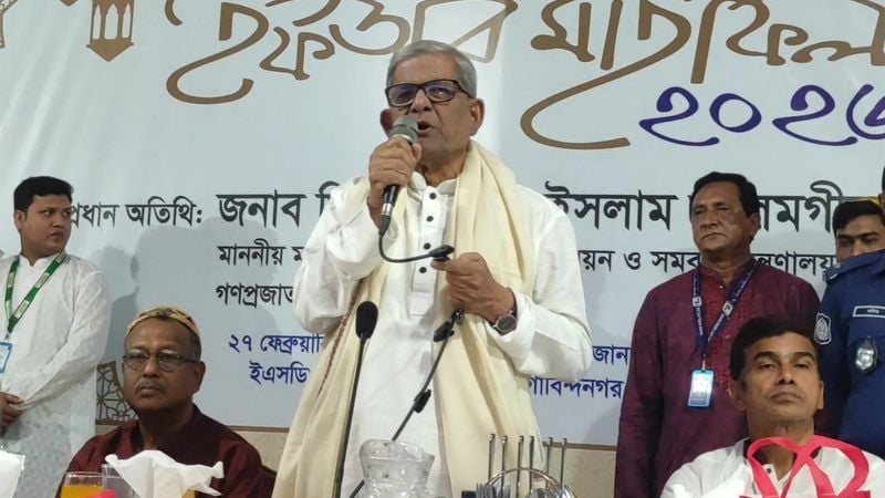 আমরা কোনোদিনও হার মানিনি, হার মানবো না: ঠাকুরগাঁওয়ে এলজিআরডি মন্ত্রী মির্জা ফখরুল