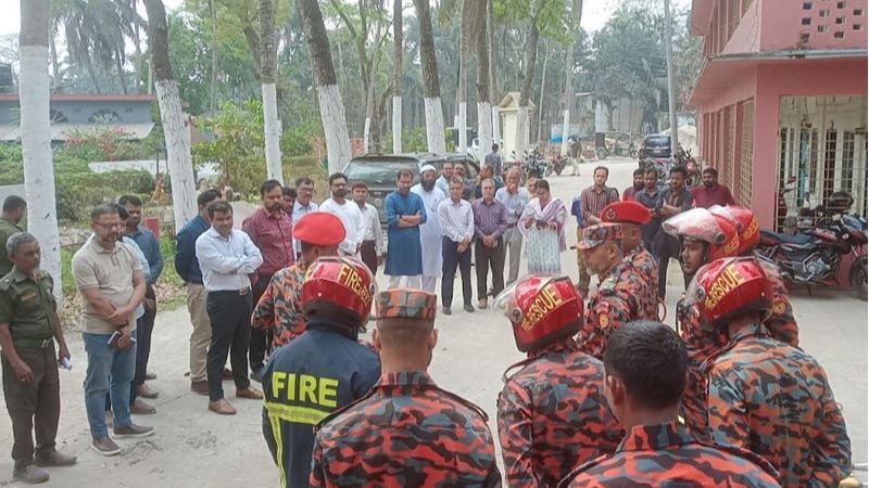 মোল্লাহাটে জাতীয় দুর্যোগ প্রস্তুতি দিবস পালিত 