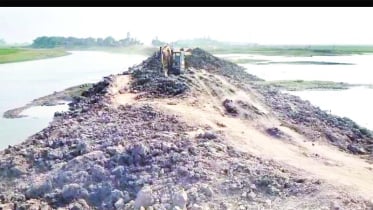 সুনামগঞ্জে ঝুঁকিতে বোরো ফসল