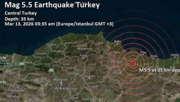 শক্তিশালী ভূমিকম্পে কেঁপে উঠল তুরস্ক