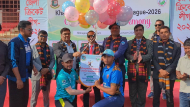 খাগড়াছড়িতে জমকালো আয়োজনে জেলা ক্রিকেট লীগ শুরু
