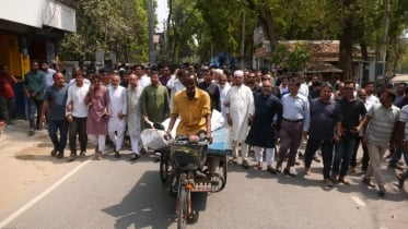 কৃষকদল নেতার লাশ নিয়ে বিএনপির বিক্ষোভ