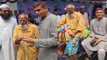 প্রতিমন্ত্রী ফরহাদ হোসেন আজাদের মানবিকতা: ভ্যান চুরির ২ ঘণ্টার মধ্যেই নতুন ভ্যান পেলেন বৃদ্ধ চালক